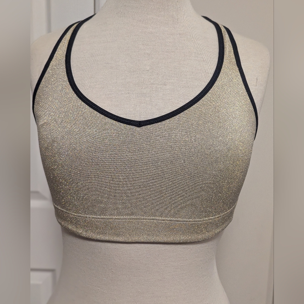VSX Gold Shimmer Sports Bra